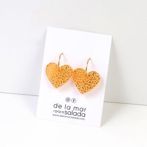 Corazón Animal Print DORADO