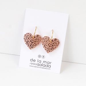Corazón Animal Print ROSA