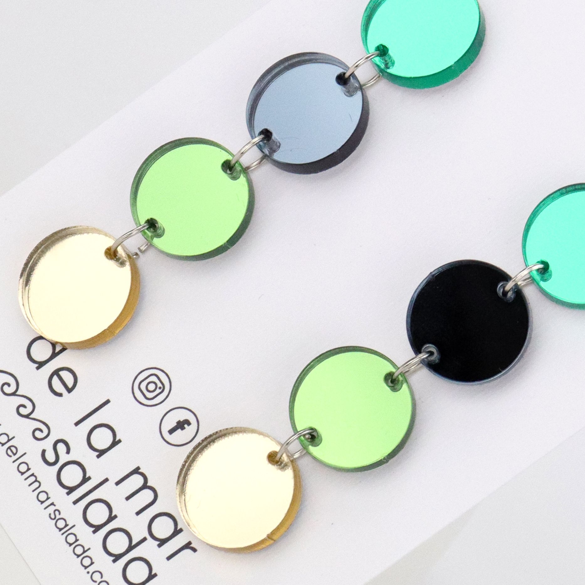 4 TOPOS PARTY (Verde, gris antracita , verde musgo y dorado) - Imagen 2